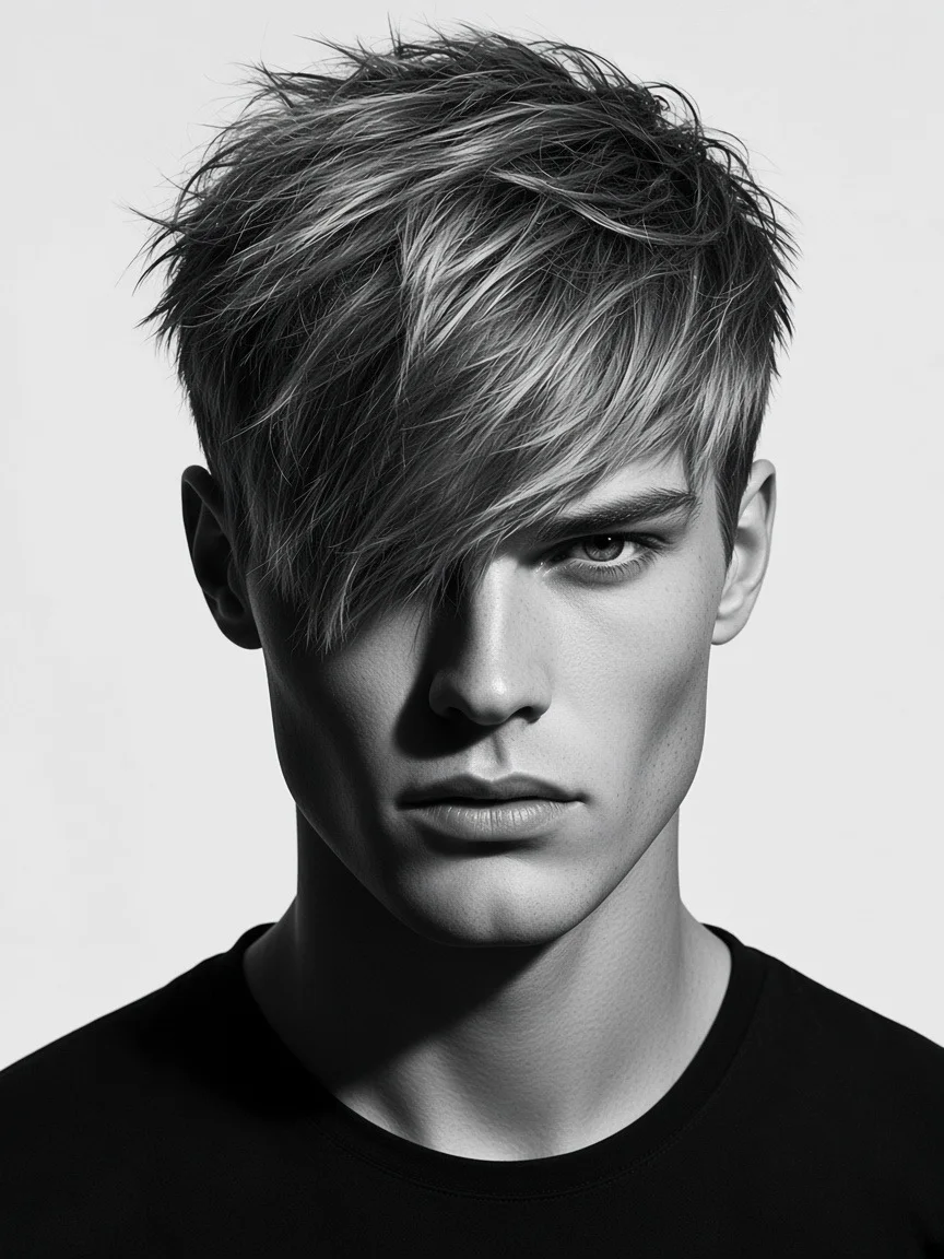 Men's textured cut